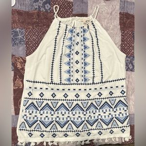 Skies Are Blue Medium Halter Top